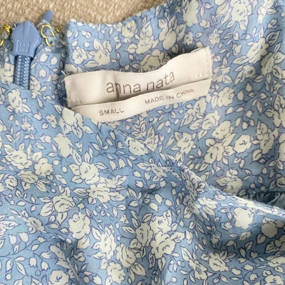 Anna Nata Revolve Dress Women’s Small Brianna Mini Floral Cottagecore - Picture 4 of 8